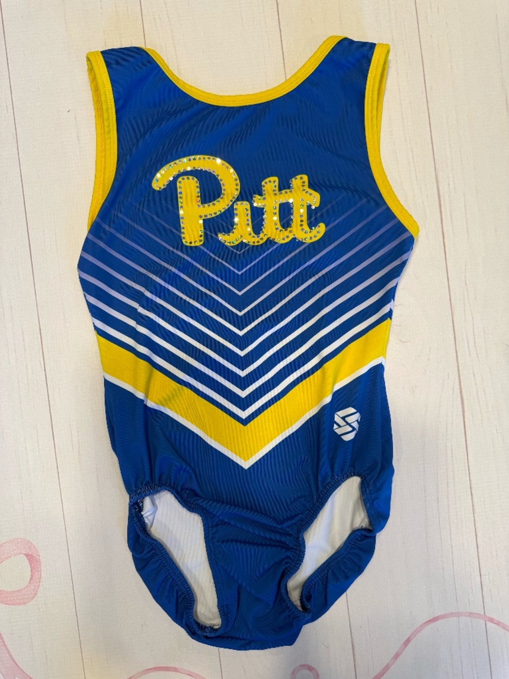 Sylvia P University of Pittsburgh Gymnastics Leotard size XS